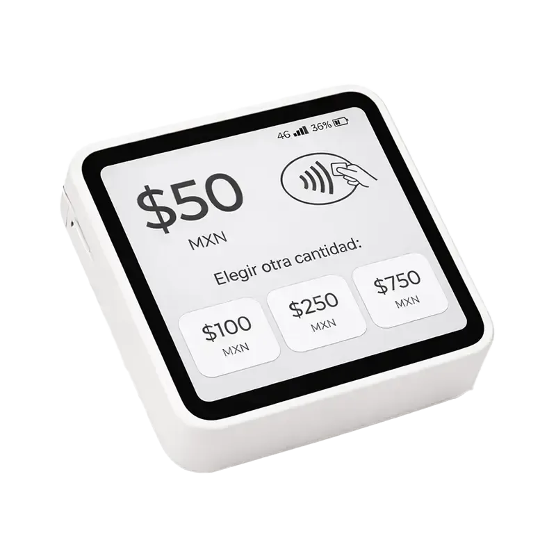 Terminal punto de venta para donativos con tarjeta — Dar Fácil